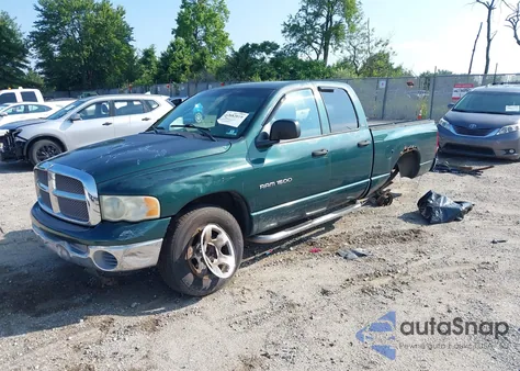2002 Dodge Ram 1500 St из США, поврежденный, VIN 1D7HU18Z62S697543